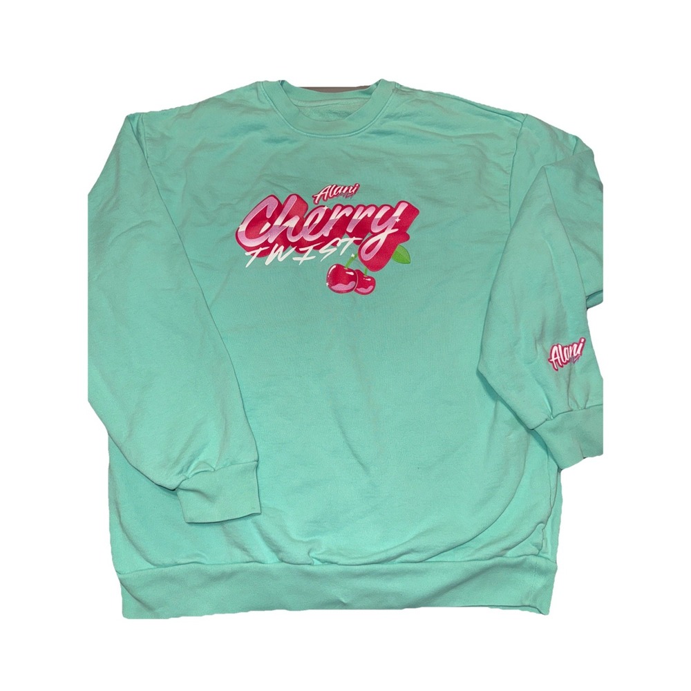Alfani mint green graphic‎ crewneck sweatshirt. XL